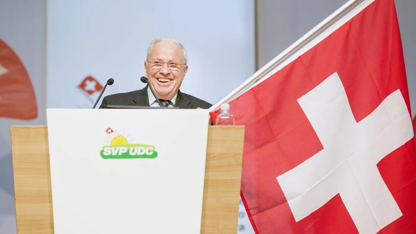 Alt-SVP-Bundesrat Christoph Blocher.