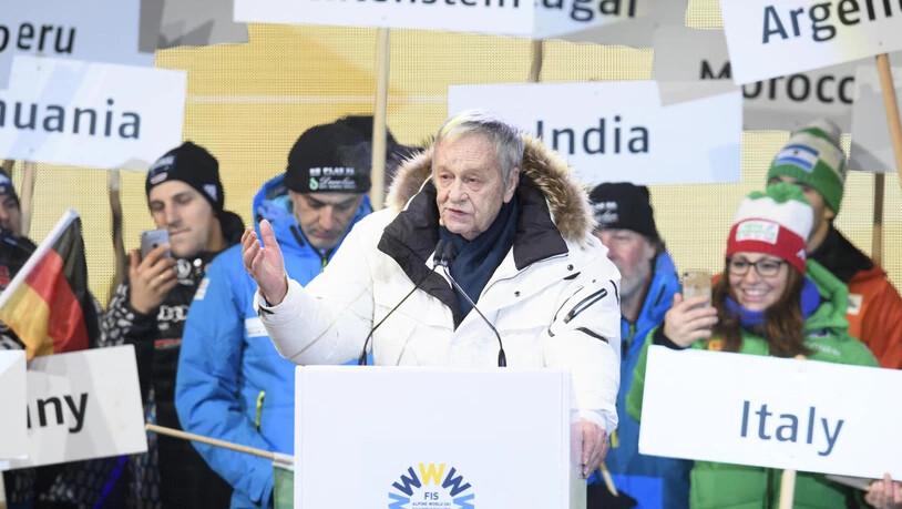 Gian Franco Kasper ist sich nicht sicher, ob die Olympischen Winterspiele 2026 wirklich in die Schweiz kommen. Bild Keystone