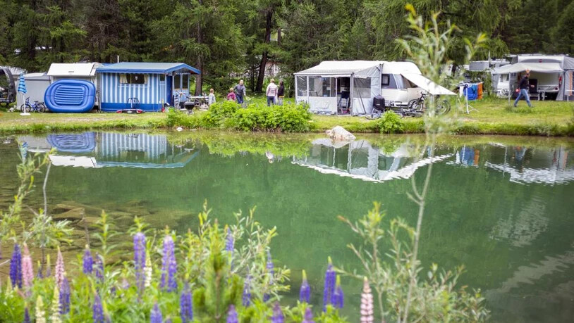 Der Campingplatz Morteratsch zählt logiernächtemässig zu den Erfolgreichsten in Graubünden.