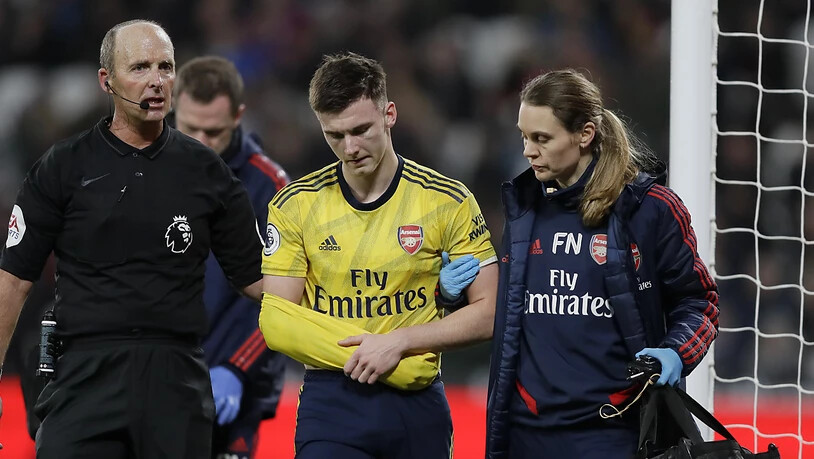 Arsenal fällt nichts ein und die Gunners verlieren früh auch Aussenverteidiger Kieran Tierney aufgrund einer Schulterverletzung