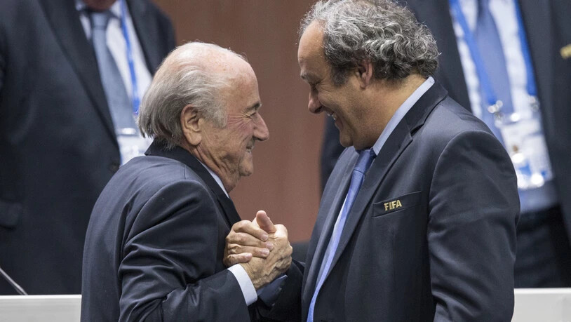Waren zusammen im Führungsgremium der FIFA tätig: Sepp Blatter und Michel Platini