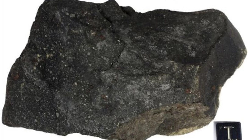 Dem Murchison-Meteoriten sieht man nicht an, dass er so etwas "Romantisches" wie Sternenstaub enthält. (zVg PNAS)