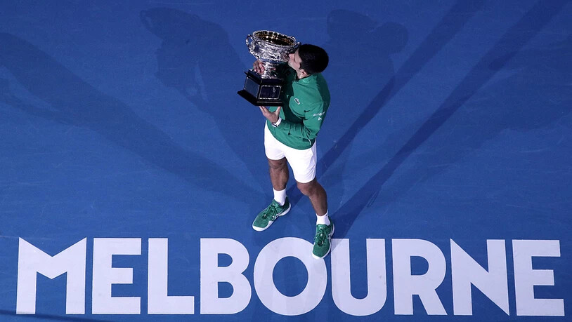 Novak Djokovic ist mit acht Titeln der Rekordsieger von Melbourne