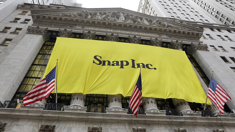 Snapchat hat mit seinem Umsatz im abgelaufenen Quartal die Erwartungen der Wall Street verfehlt. (Archivbild)