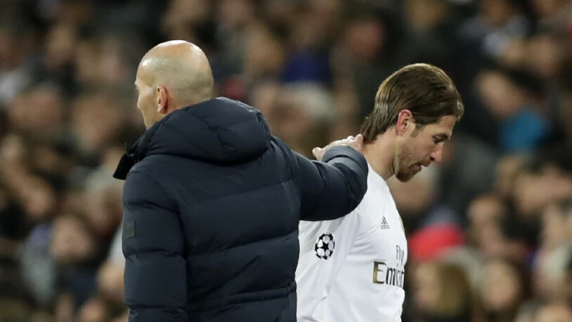 Trainer Zinédine Zidane und Captain Sergio Ramos stecken mit Real Madrid im Formtief