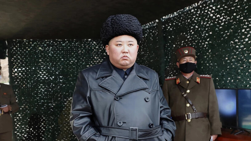 Nordkorea hat unter der Führung von Diktator Kim Jong Un erneut mindestens zwei Projektile abgeschossen. (Archivbild)