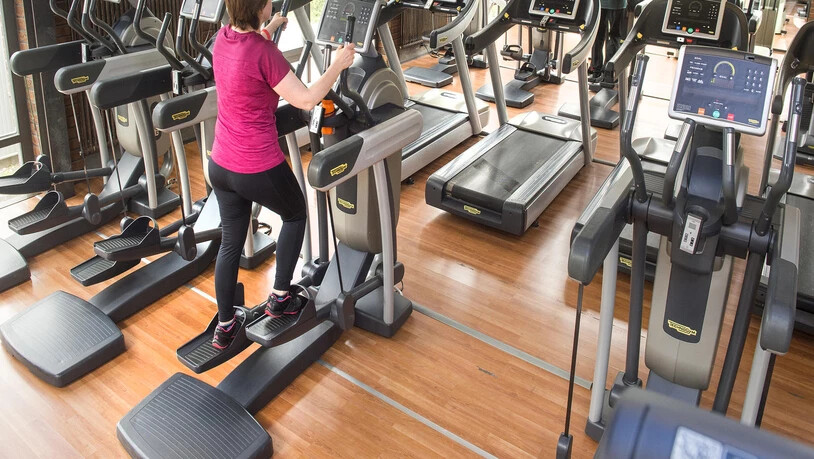 In den Fitnesscentern kann wieder trainiert werden. 