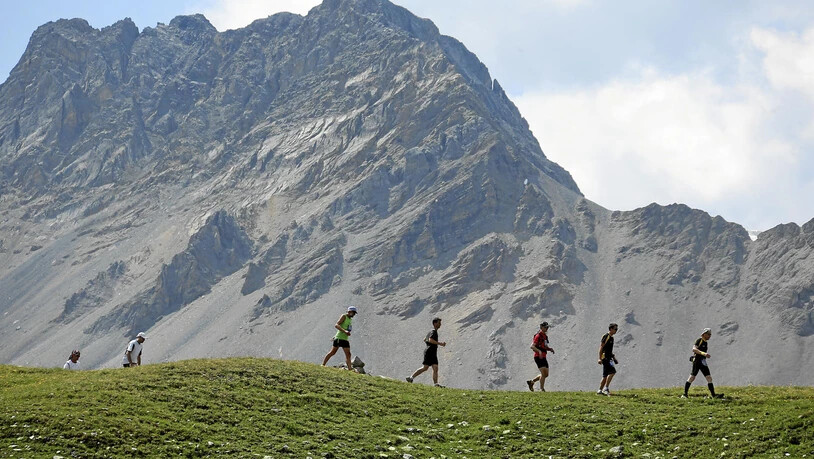 Der Swissalpine findet jeweils rund um Davos statt und führt teilweise auf über 2000 Höhenmeter.