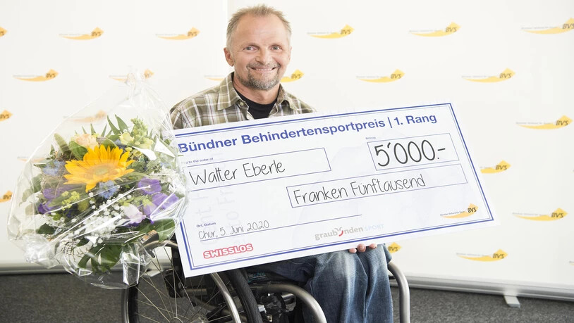 Behindertensportler des Jahres: Walter Eberle.