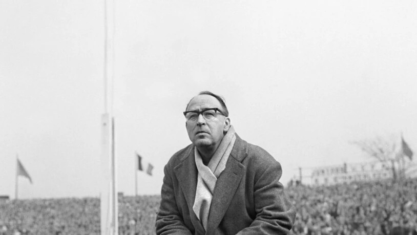 Der ewige Karl Rappan führte die Schweiz an der Heim-WM 1954 als Nationalcoach an
