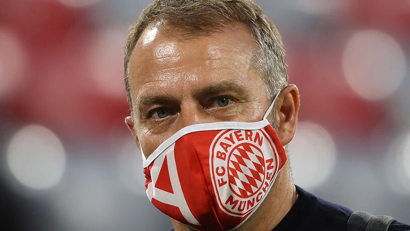 Hansi Flick könnte nach vier Titeln als Spieler mit Bayern München nun seinen ersten als Cheftrainer feiern