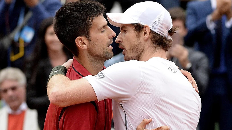 Verstehen sich ansonsten gut, doch nun kritisiert Andy Murray (re.) den Weltranglistenersten Novak Djokovic für seinen Umgang mit den Hygieneregeln bei der Adria Tour