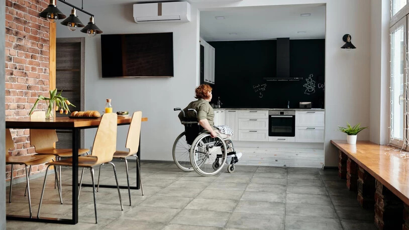 Stufenlose Wohnungen ermöglichen älteren und mobilitätseingeschränkten Menschen mehr Bewegungsfreiheit. 