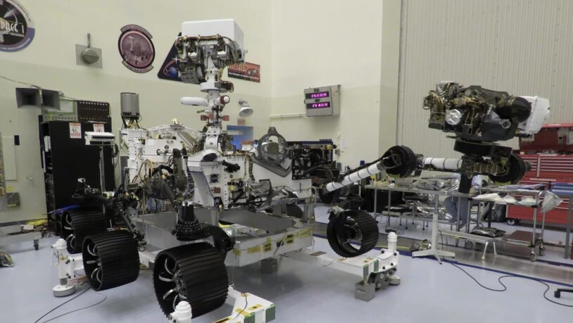 Der Mars-Rover "Perseverance" wäre startklar, nur seine Trägerrakete ist noch nicht fit. Der Start wurde erneut verschoben - auf frühestens Ende Juli mit Zeitfenster bis Mitte August. (Bild Nasa)
