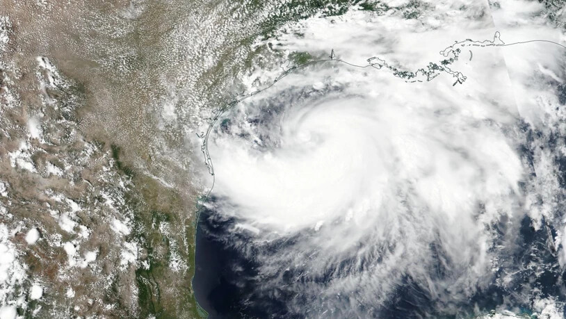 Hurrikan "Hanna" bewegt sich durch den Golf von Mexiko.