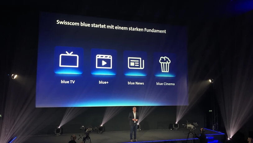Die vier Swisscom-Marken werden unter der Marke «Blue» zusammengefasst.