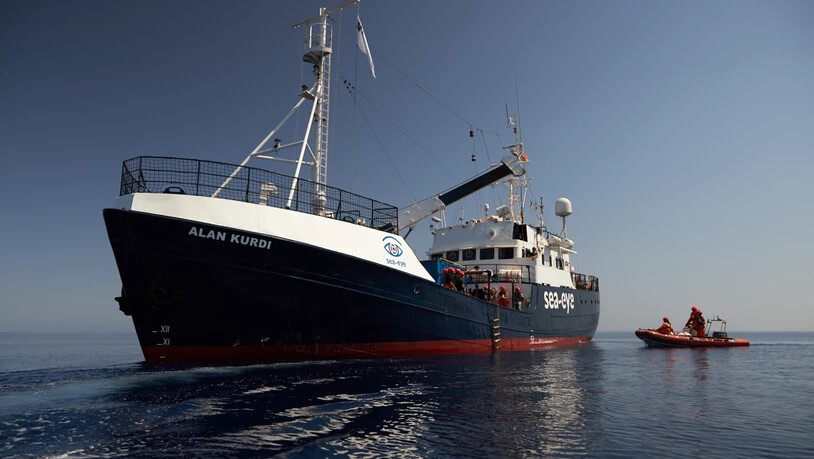 ARCHIV - Die «Alan Kurdi» hat 125 Bootsmigranten nach Sardinien gebracht. Foto: Fabian Heinz/Sea-Eye/dpa - ACHTUNG: Nur zur redaktionellen Verwendung und nur mit vollständiger Nennung des vorstehenden Credits