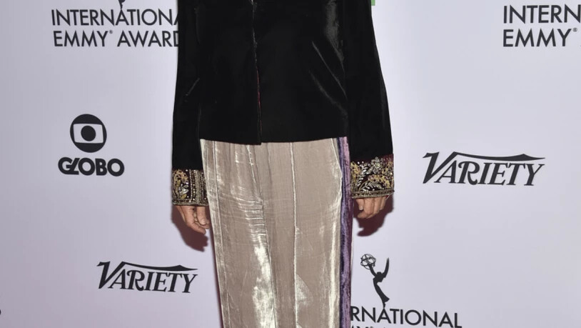 ARCHIV - Christiane Amanpour, Reporterin und CNN-Korrespondentin, trifft zu der 47. International Emmy Awards Gala ein, bei der sie zwei Auszeichnungen erhielt. (Zu dpa: «Reporterin entschuldigt sich für Vergleich von Pogromnacht mit Trump») Foto: Evan…