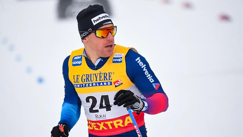 Gespannter Blick, gutes Resultat: Jovian Hediger erreichte in Kuusamo erstmals in klassischer Technik einen Sprint-Final