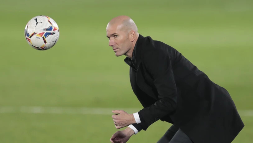 Real Madrids Coach Zinédine Zidane kann mit seiner Mannschaft nicht zufrieden sein