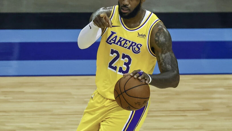 LeBron James war mit 26 Punkten einmal mehr bester Werfer der Lakers