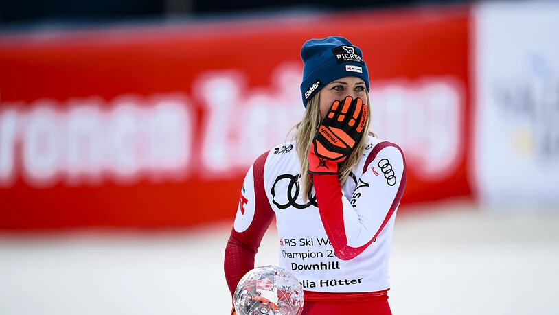 Weltcupsiegerin in der Abfahrt: Cornelia Hütter kann es noch gar nicht fassen