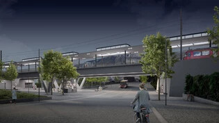 Zukunftsvisionen: Der neue Bahnhof Chur West soll im Sommer 2026 in Betrieb genommen werden.