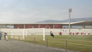 Bereits im 2021 werden drei Fussballfelder auf dem Areal der Oberen Au eröffnet.