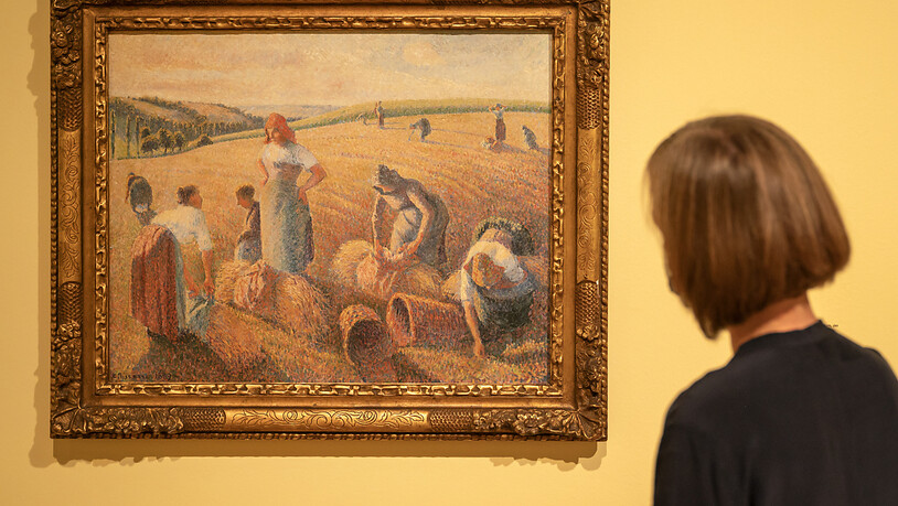 Das 1889 entstandene neoimpressionistische Gemälde "Les Glaneuses" konnte das Kunstmuseum Basel auf die Pissarro-Retrospektive hin als Schenkung entgegennehmen.