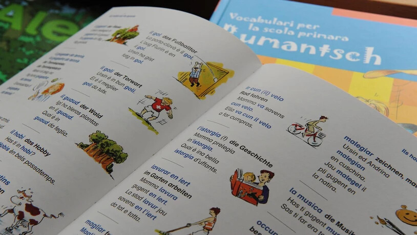 Rumantsch Romanisch Schule Sprache