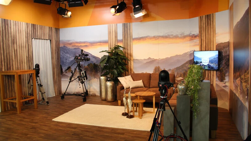 Das TV-Studio an der Higa. 