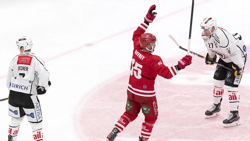 Dustin Jeffrey erzielte für den Lausanne Hockey Club sowohl am Samstag in Langnau wie am Sonntag gegen Lugano das "Game-Winning-Goal"