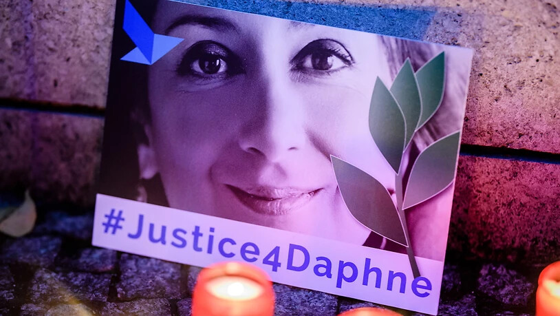 Die regierungskritische Journalistin Daphne Caruana Galizia ist vor zwei Jahren in ihrem Auto in die Luft gesprengt worden.