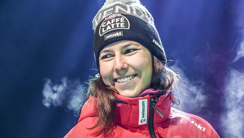 Wendy Holdener erreichte in Levi ihren 23. Slalom-Podestplatz im Weltcup