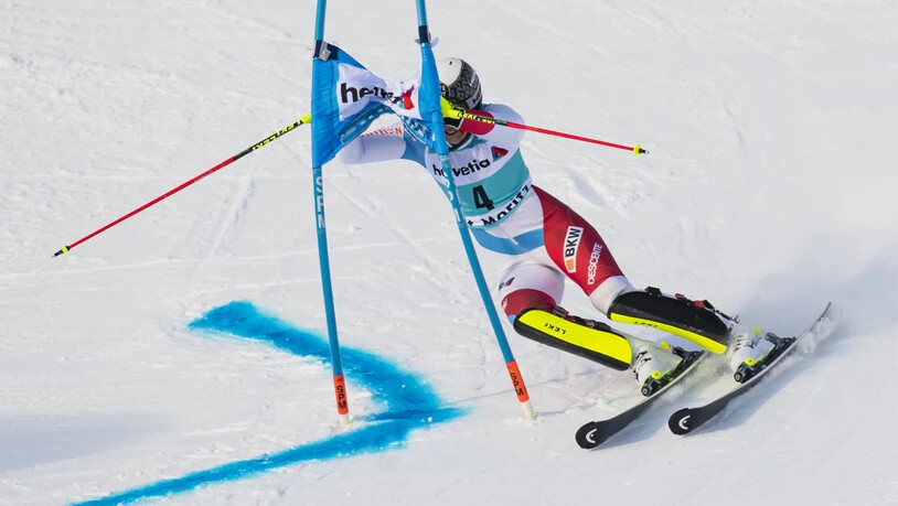 Wendy Holdener findet den richtigen Schwung im Parallelrennen von St. Moritz nicht