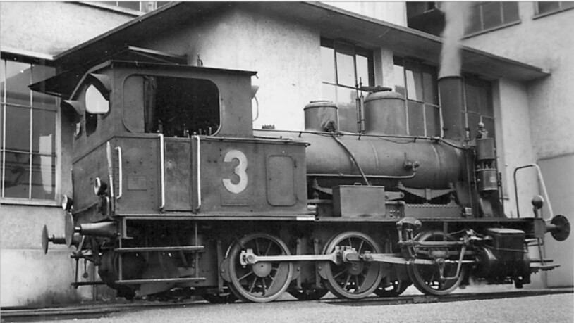 Die Dampflokomotive wurde 1901 gebaut.