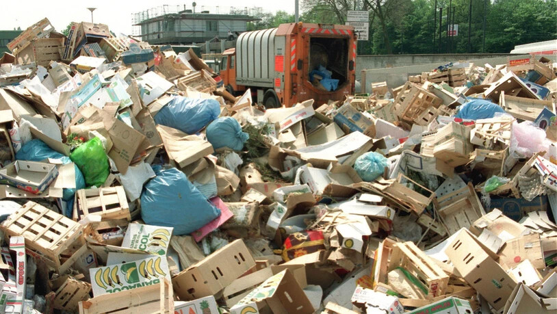 Müllberge sollen künftig in Frankreich der Vergangenheit angehören. (Symbolbild)
