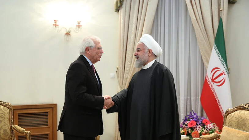 Der EU-Aussenbeauftragten Borrell ist in Teheran von Präsident Ruhani empfangen worden. Im Zentrum der Gespräche stand das Atomabkommen.