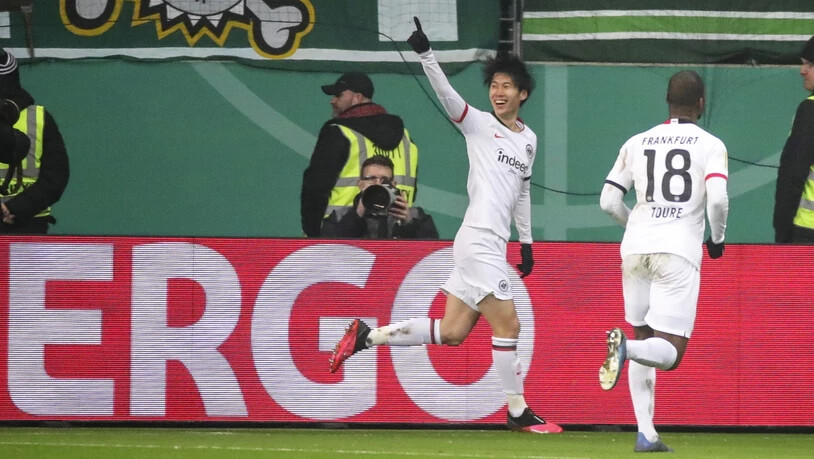 Daichi Kamada machte mit dem 2:0 für Eintracht Frankfurt alles klar