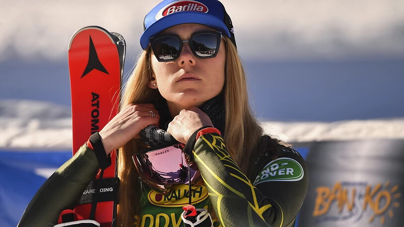Mikaela Shiffrin Ende Januar in Bansko, wo sie im Weltcup letztmals am Start war