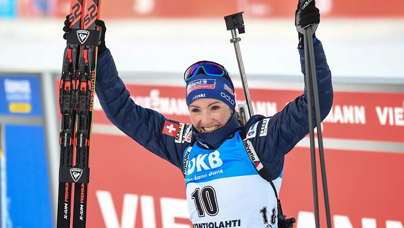 Vot dem vorzeitigen Abbruch der Saison lief Gasparin am 14. März beim Weltcup im finnischen Kontiolahti als Zweite aufs Podest