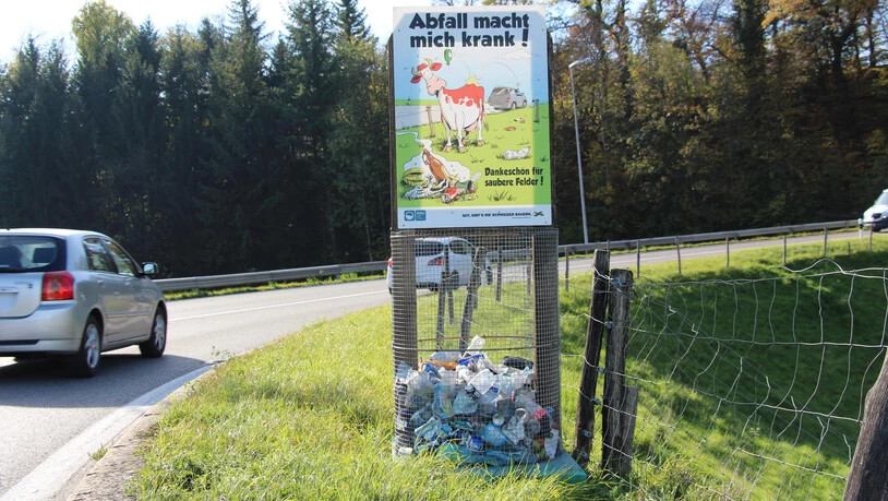 In Graubünden hat der Bündner Bauernverband vermehrt Anrufe wegen Abfall erhalten.