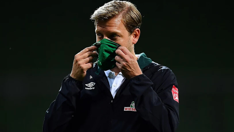 Florian Kohfeldt kämpft mit Werder Bremen gegen den Abstieg - es wäre der erste für Werder seit 40 Jahren