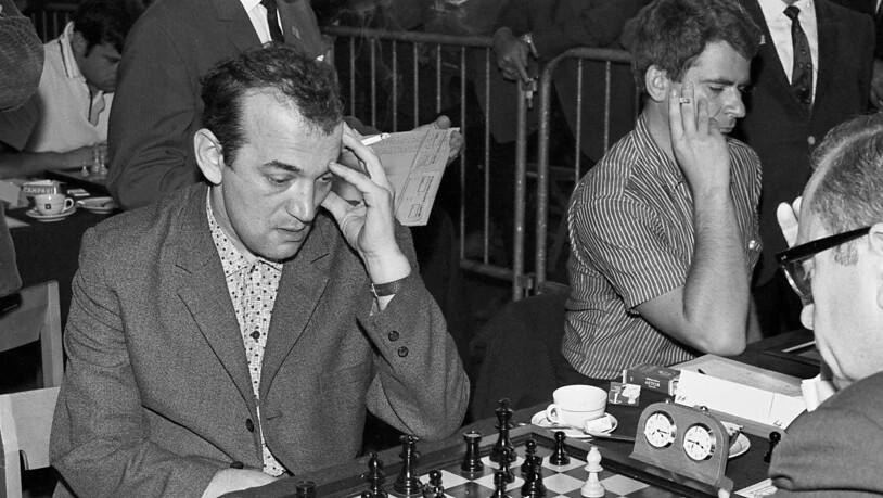 Viktor Kortschnoi im November 1968 an der Schacholympiade in Lugano