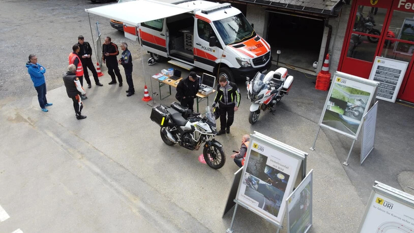 Eine Präventionskampagne der Kantonspolizeien Glarus und Uri soll die Anzahl Motorunfälle vermindern.