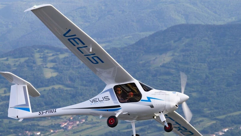 Erstes E-Flugzeug mit Zulassung in der Schweiz: Das Velis Electro des slowenischen Herstellers Pipistrel.