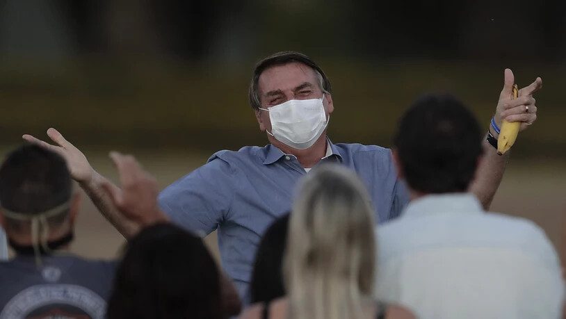Brasiliens Präsident Jair Bolsonaro sagte am Freitag (Ortszeit) an einem Anlass, jedermann müsse sich auf eine Coronavirus-Infektion gefasst machen. (Archivbild)