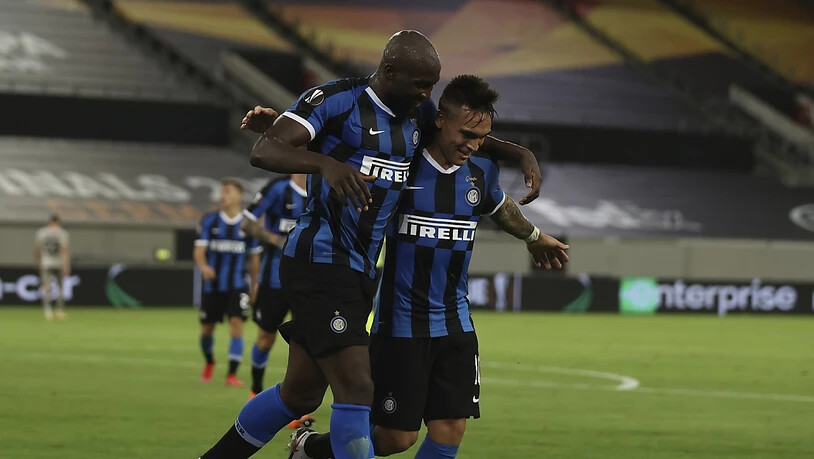 Romelu Lukaku und Lautaro Martinez schossen je zwei Tore für Inter Mailand gegen Schachtar Donezk