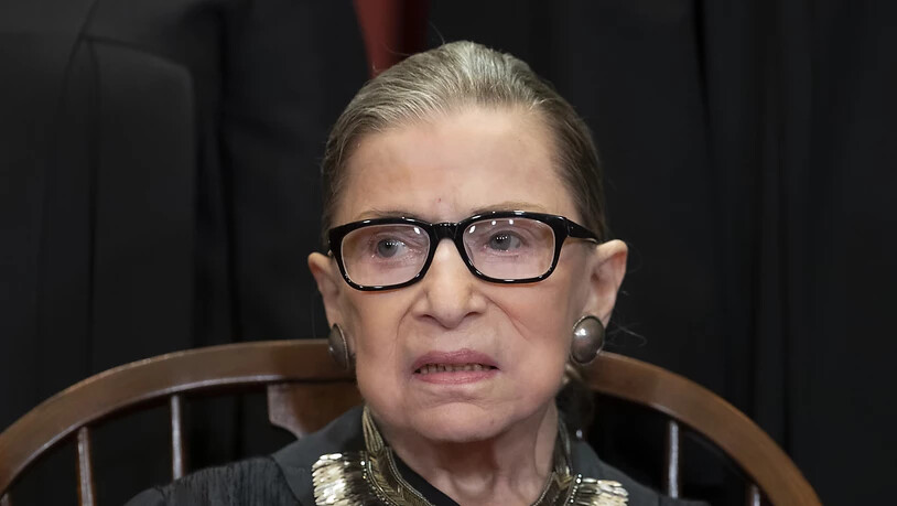 Die berühmte Richterin vom US Supreme Court, Ruth Bader Ginsburg, ist am Freitag nach längerer Krankheit verstorben. (Archivbild)