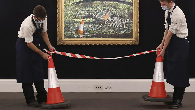 Ein "Banksy-Monet" ist in London für umgerechnet 9 Millionen Franken versteigert worden. (Archivbild)